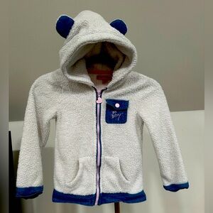 Betsey Johnson Girls Zip Up Hoodie Jacket Size 6/6X